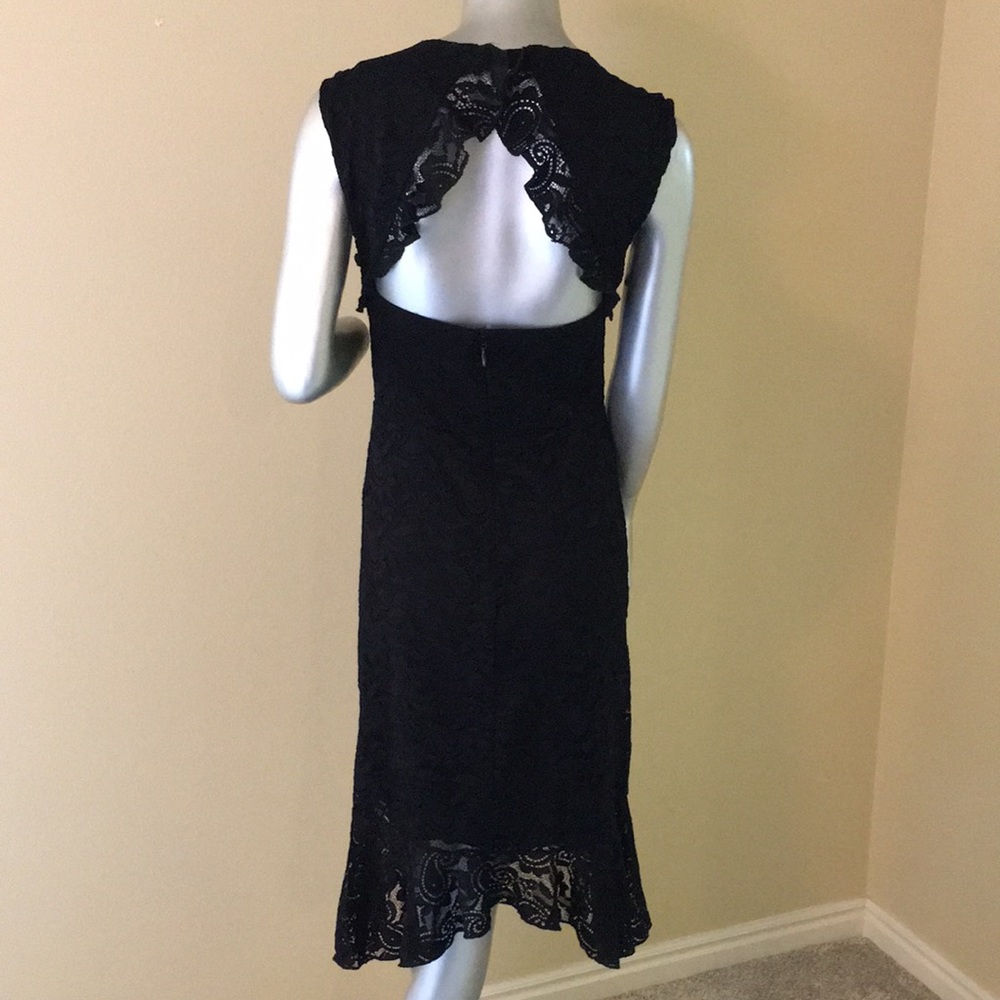 Bebe Lace & Ruffles Hi-low Dress - Picture 11 of 16